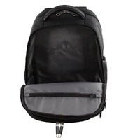 Pierre Cardin 30L Large Backpack Bag w 15" Laptop Sleeve Travel Luggage RFID - Black thumbnail