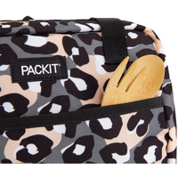 PACKIT Freezable Ice Lunch Bag Tote Food Storage Camping Travel Tiger - Wild Leopard thumbnail