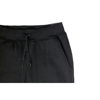 Mens Skinny Track Pants Joggers Trousers Gym Casual Sweat Cuffed Slim Trackies Fleece - Black - 3XL thumbnail