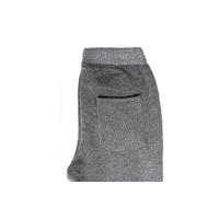 Mens Skinny Track Pants Joggers Trousers Gym Casual Sweat Cuffed Slim Trackies Fleece - Heather Grey - S thumbnail
