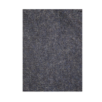 100% SHETLAND WOOL Half Zip Up Knit JUMPER Pullover Mens Sweater Knitted - Denim Blue (45) - 3XL thumbnail