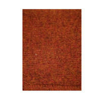 100% SHETLAND WOOL Half Zip Up Knit JUMPER Pullover Mens Sweater Knitted - Rust (54) - 5XL thumbnail