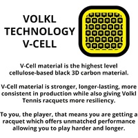 VOLKL V-CELL 10 (300g) Tennis Racquet - Unstrung - 4 1/4 thumbnail