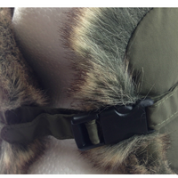 DENTS Russian Ushanka Trapper Hat Ski Army Aviator Trooper - Khaki - 55cm thumbnail