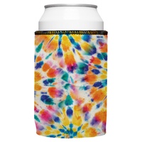 Rainbow Spiral Tie-Dye Stubby Cooler - Standard thumbnail