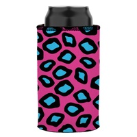 Pink Leopard Print Stubby Cooler - Standard thumbnail