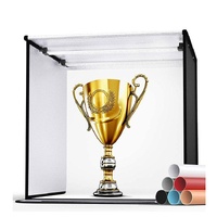 HRIDZ 60cm Portable Photo Studio LED Light Tent Bar Cube Soft Box Room thumbnail