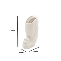 Shell White Ceramic Vase thumbnail