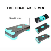 NNEOBA 150KG Fitness Aerobic Step Adjustable Non-slip Cardio thumbnail