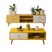 NNECN Modern Living Room TV Stand Table Set thumbnail