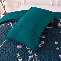 Abstract Quilted coverlet and pillowcovers set: Unique and Artistic - Queen size thumbnail