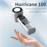 Black Portable Handheld High-Speed Cooling Fan - Perfect for Outdoor Camping thumbnail
