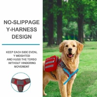 Red Dog Tactical Backpack Harness - Adjustable Outdoor Camouflage Saddle Bag for Dogs thumbnail