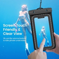 Pink Floating Waterproof Phone Pouch - Secure and Durable thumbnail