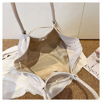 Beige Elegant Suede Tote Bag - Soft and Stylish Handbag for Everyday Use thumbnail