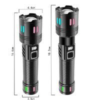Carton Box Rechargeable High-Power Emergency Flashlight – Super Bright Portable Outdoor Patrol Torch with Digital Display thumbnail