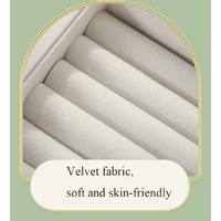 Blue Creative PU Jewelry Storage Book - Magnetic Closure Organizer for Earrings, Rings, and Necklaces(The Jewelry is a prop for the photo shoot and is thumbnail