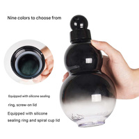 32oz Black Myth Wukong Inspired Gourd Water Plastic Yellow Bottle - Decorative Double-Layer Flask with Calligraphy and Accessories thumbnail
