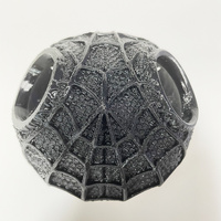 Size M Black And Red Stitching DIY 3D Printed Spider-Man Cat Mask - Mini Decorative Half-Face Mask for Pets thumbnail