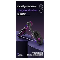 Dark Purple Multi-Function Pelvic Floor Muscle Trainer | LCD Display | Postpartum Recovery Thigh Trimmer | 360° Rotatable Leg Fitness Tool thumbnail