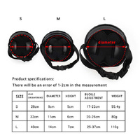 Size M Black Pet Helmet & Goggles Set - Adjustable Safety Gear for Dogs, UV Protection, Durable ABS Material, Stylish Outdoor Accessory thumbnail