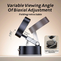 Pink Magnetic Phone Mount for Cars and Home, 360° Rotating Magnetic Stand with PC Mirror Sticker thumbnail