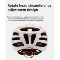 White Summer Cycling Helmet for Men and Women - Lightweight, Breathable Road Bike Helmet with Ventilation and Safety Features thumbnail
