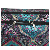Geometric Patterns Multi-Functional Crochet Hook and Yarn Storage Bag – Convenient Carrying Case for Crochet, Knitting Tools, and Yarn, with Stylish P thumbnail