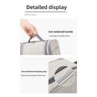 Pink Large Capacity Travel Toiletry Bag with Dry-Wet Separation - Hanging Organizer for Cosmetics and Personal Care thumbnail