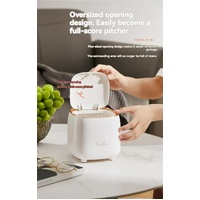 Light Green Portable Tabletop Trash Can with Dual-Layer Design - Convenient for Desk Organization thumbnail