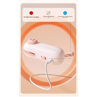 2 Pcs Pink Pig Mini Handheld Heat Sealing Machine for Food Bags – Compact, Portable, USB Rechargeable thumbnail