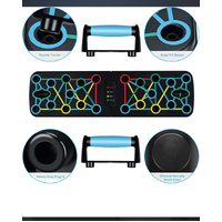 With Handle and Drawstring Multifunctional Push-Up Board - 9-in-1 Foldable Push-Up System for Strength Training thumbnail