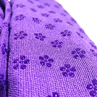 Purple Plum Blossom Yoga Towel Mat - Absorbent, Thick, Non-Slip, Portable Fitness Blanket for Home Use 183*63CM thumbnail