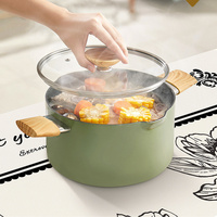 Style D Black And Off White Premium PVC Tablecloth - Oil & Water Resistant Table Cover for Dining Tables (120 x 180 cm) thumbnail