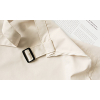 Khaki Waterproof & Oil-Proof Apron - Adjustable Kitchen Apron with Pockets thumbnail