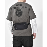 Light Blue Nylon Travel Waist Pack - Waterproof, RFID Blocking, Lightweight thumbnail