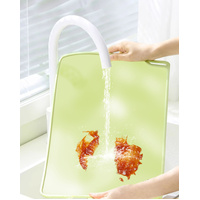 2 Pcs Yellow Safe & Durable Silicone Placemat - Heat Resistant, Spill-Proof Table Protector for Kids & Adults(30*40CM) thumbnail