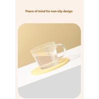 Brown 3 Pcs Premium Silicone Round Heat-Resistant Pad - 20cm Durable Kitchen Pot Mat with Anti-Slip Design thumbnail