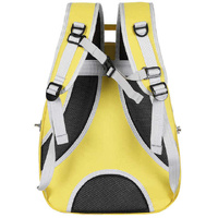 Grey Stylish Transparent PVC Pet Carrier Backpack - Large Capacity, Multi-Use for Birds & Cats(Including Wooden Stick) thumbnail