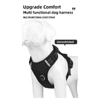 Size XL Purple Reflective No-Pull Dog Harness - Adjustable & Durable for Large Breeds, Anti-Escape Design thumbnail