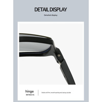 Brown Frame Gray Film Flip-Up Polarized Sports Sunglasses - Versatile Outdoor Cycling and Windproof Eyewear thumbnail