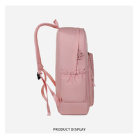 Black Large Capacity Travel Backpack for Girls - Waterproof School Bag with Detachable Pencil Case thumbnail
