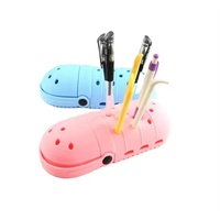 2 Pcs Green Portable Makeup Brush Holder - Silicone Cosmetic Organizer with 21 Slots, Washable, 20x8x5cm, 170g(makeup brush not included) thumbnail