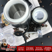 12V Car Espresso Moka Coffee Maker Set Espresso In Car Coffee Machine With 2Cups thumbnail