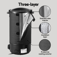Devanti 10L Wax Melter Candle Making 1520W Melting Pot Furnace Pour Spout Soap thumbnail
