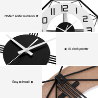 Artiss 60CM Wall Clock Octagon thumbnail