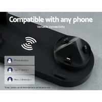 Devanti 4-in-1 Wireless Charger Dock Multi-function Charging Station for Phone thumbnail