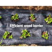 Instahut 3.66x30m Weed Mat Weedmat Control Plant thumbnail