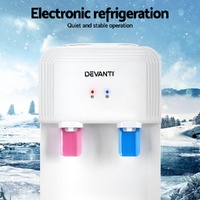 Devanti Water Cooler Dispenser Bench Top White thumbnail