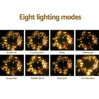 32M Christmas Lights Icicle Light 960 LED Warm White Jingle Jollys thumbnail